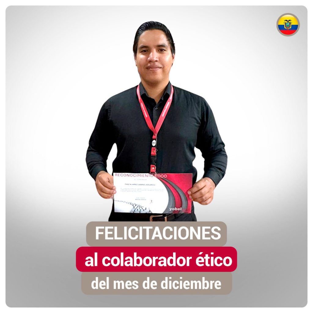 Tenemos a nuestro primer Colaborador Ético del Mes: Gabriel Páez.
